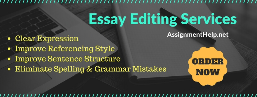 Editing essay services