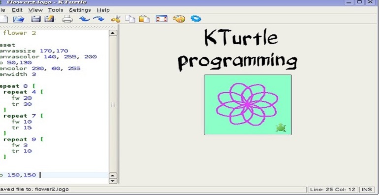 KTurtle programming environment