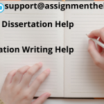Writing Dissertation Help