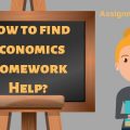 how to find economics homework help