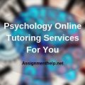 psychology online tutoring services for you