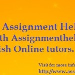 English Assignment Help Services