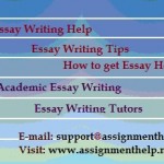 Essay Writing Help