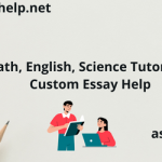 Math, English, Science Tutoring