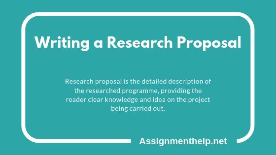 writing a research proposal