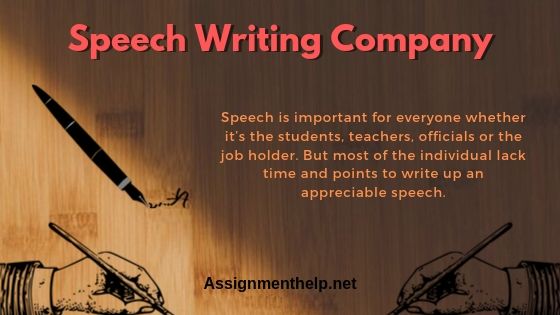 speech writing company