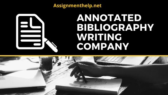 Annotated bibliography writing company