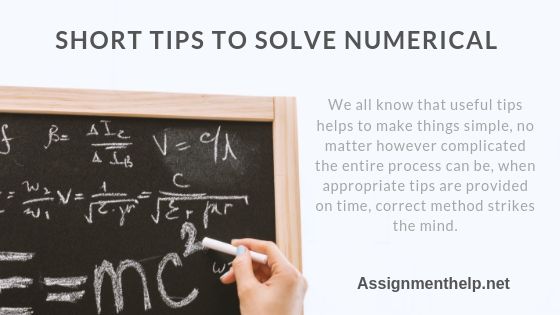 short tips to solve numerical