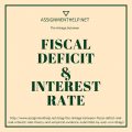fiscal deficit interest rate assignment