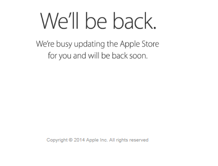 apple iphone preorder server down