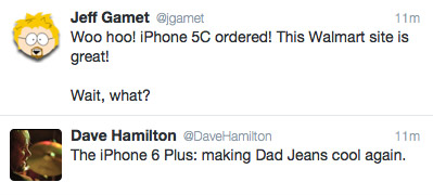 tweet about iphone 6