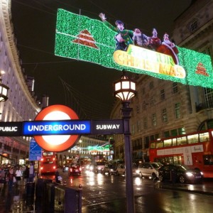London Metro Christmas Lights