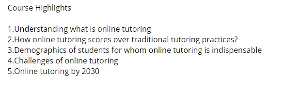 Importance of Online Tutoring