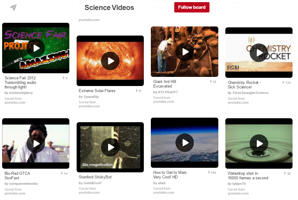 pinterest classroom videos