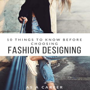 fashion designing career