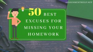 excuses for forgetting your homework