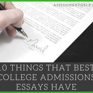 College Essays