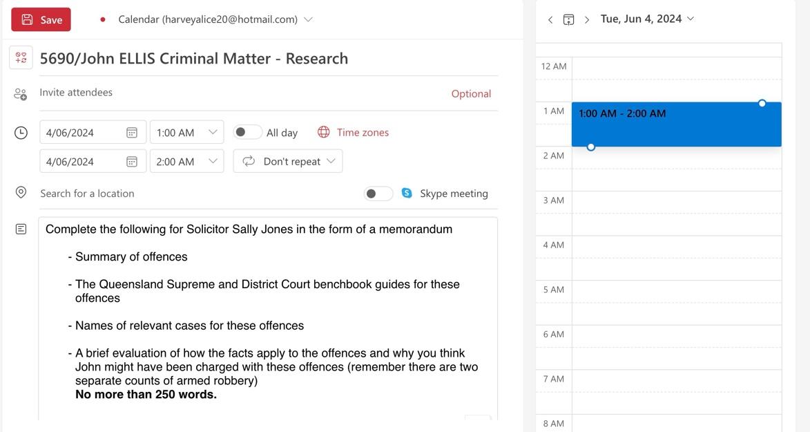 A screenshot of a calendar Description automatically generated