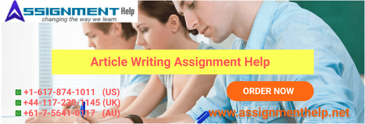 Article Writing Assignment Help