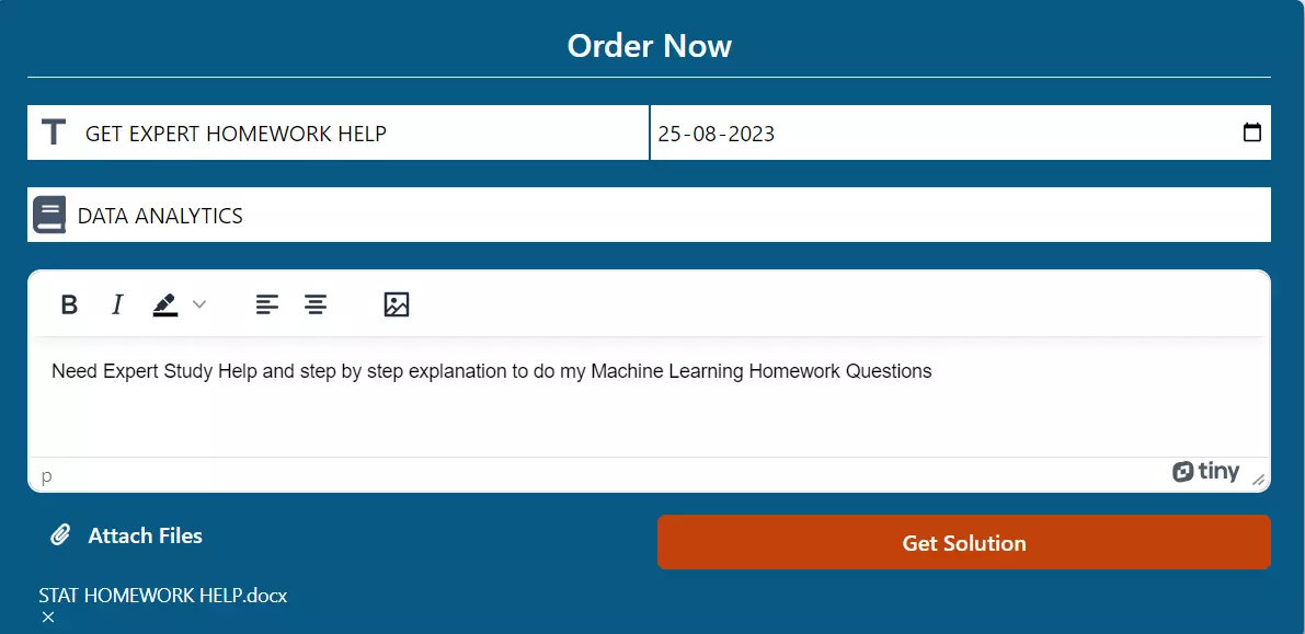 Custom Study Help with Personalised Dashboard