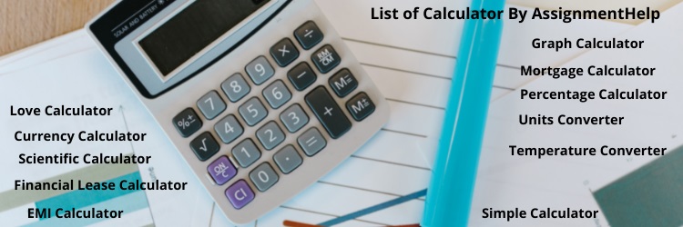 list of AssignmentHelp free calculator services