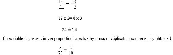 Solving a proportion