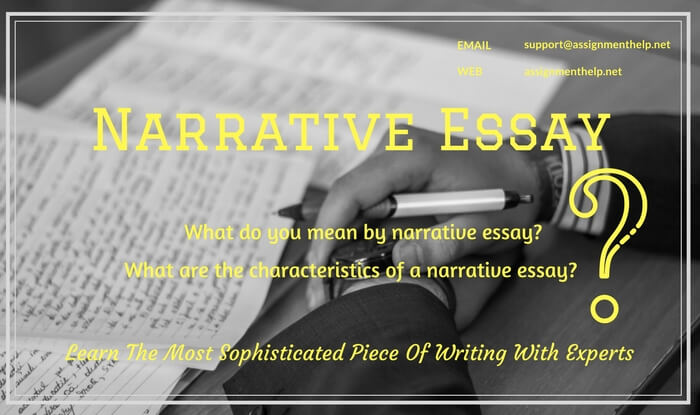 Help writing narrative essay