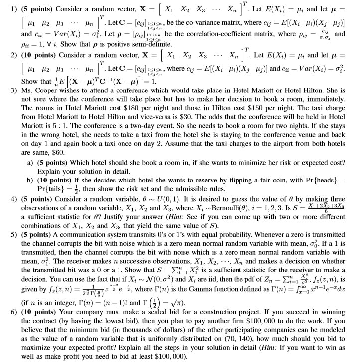 EENG635 probability and stochastic processes