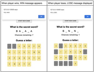 Word Guessing Game Using HTML, CSS And JavaScript User Interface Image 3