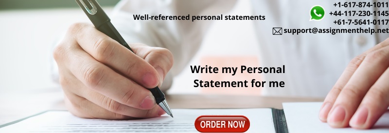 Write my Personal Statement for me