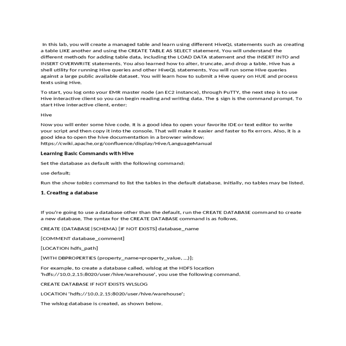 log into hue and run the hive script run the hive