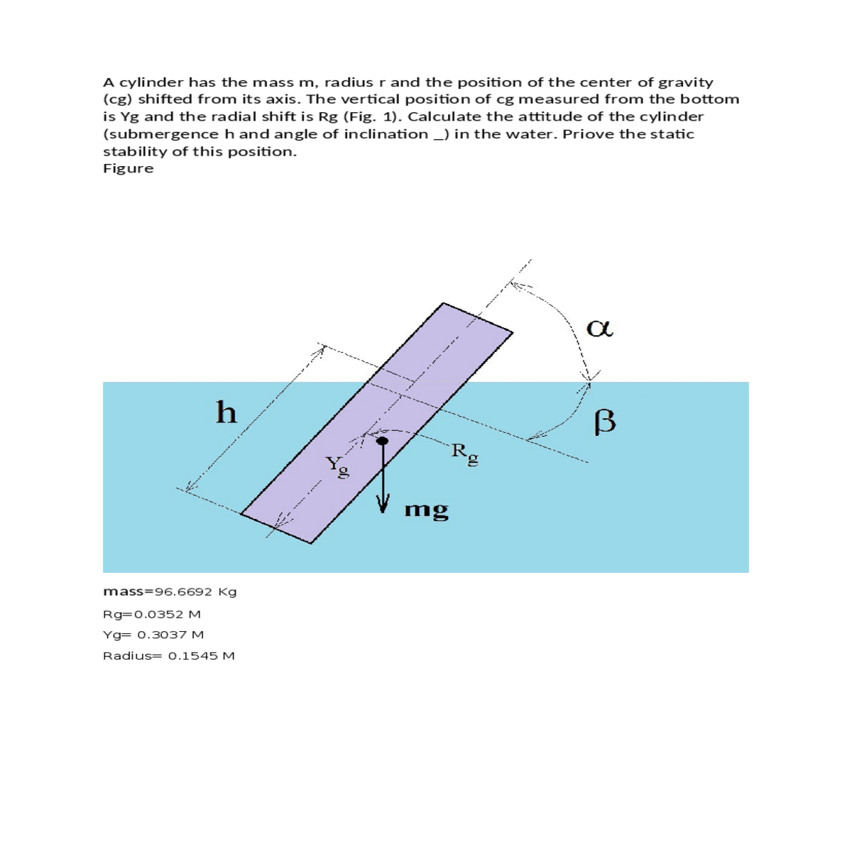 the vertical position measured from the bottomis a