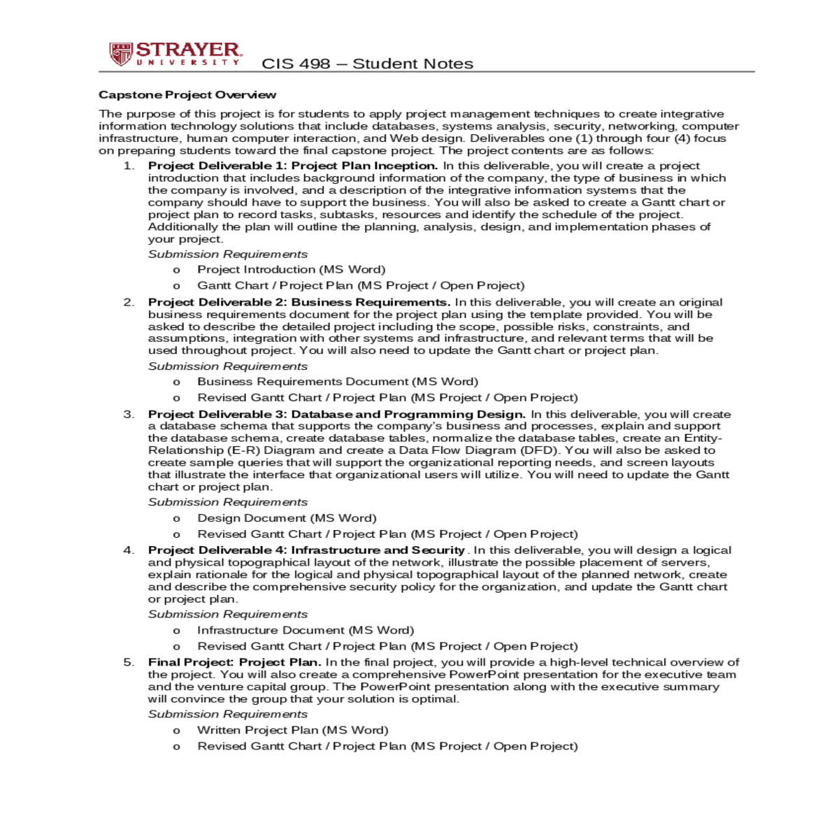 gantt chart project plan summary and detailed temp