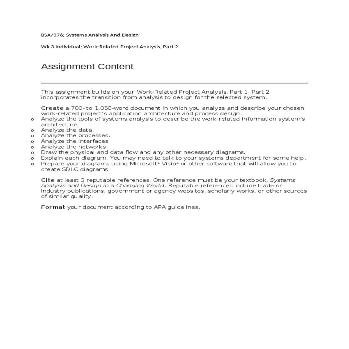 bsa systems analysis and designwk individual work-