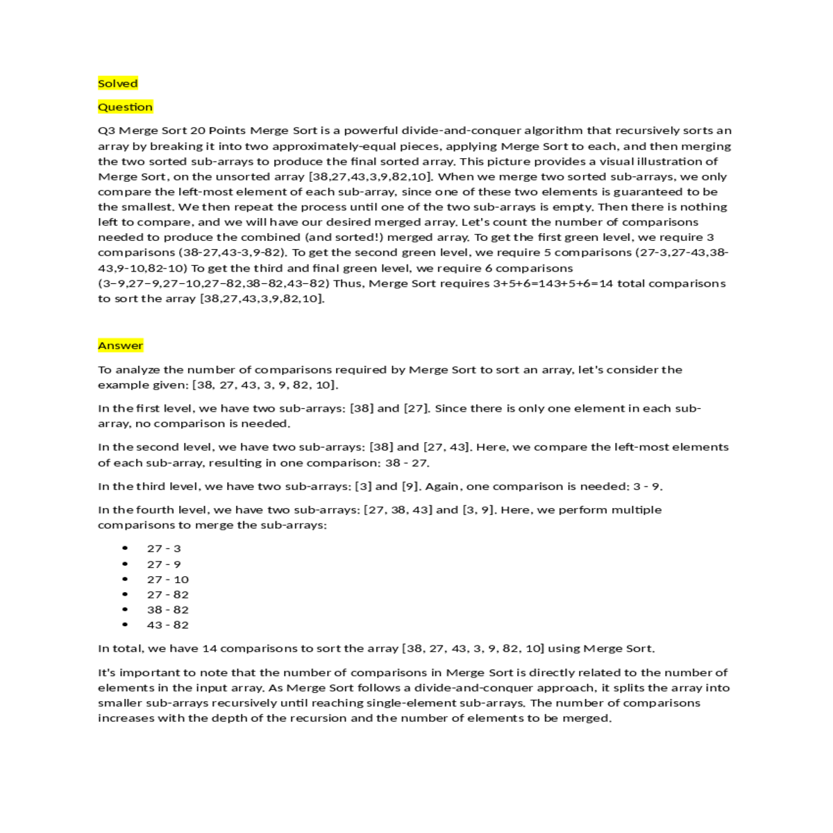 merge sort achieves time complexity log the averag
