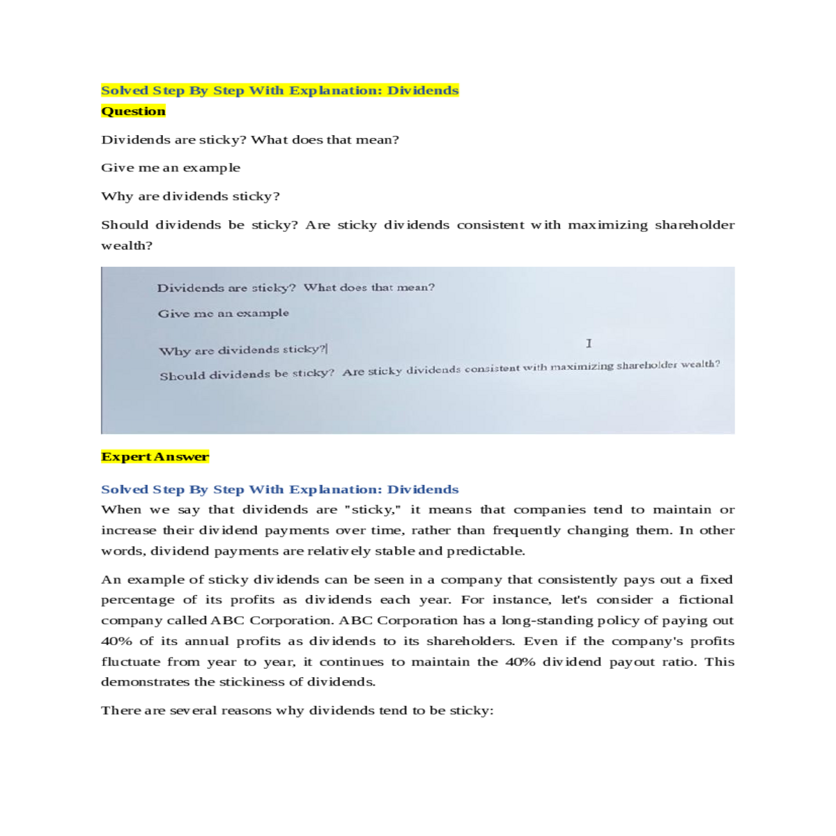 continues maintain the dividend payout ratio
