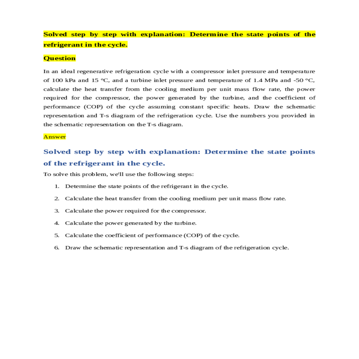 and turbine inlet pressure and temperature mpa and