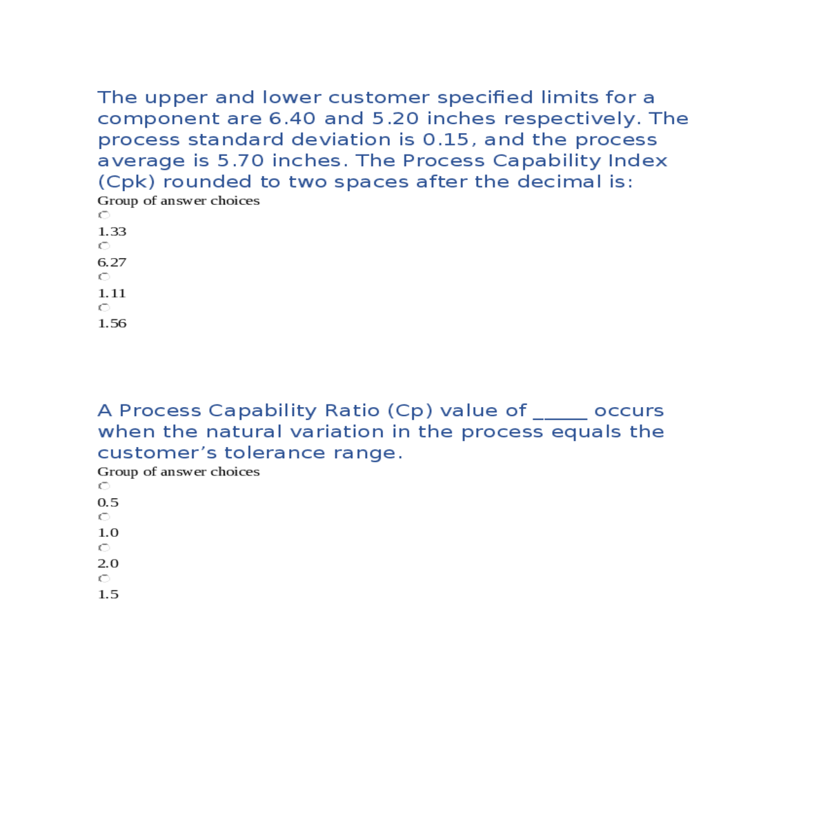 using statistical process control the ucl and lcl 