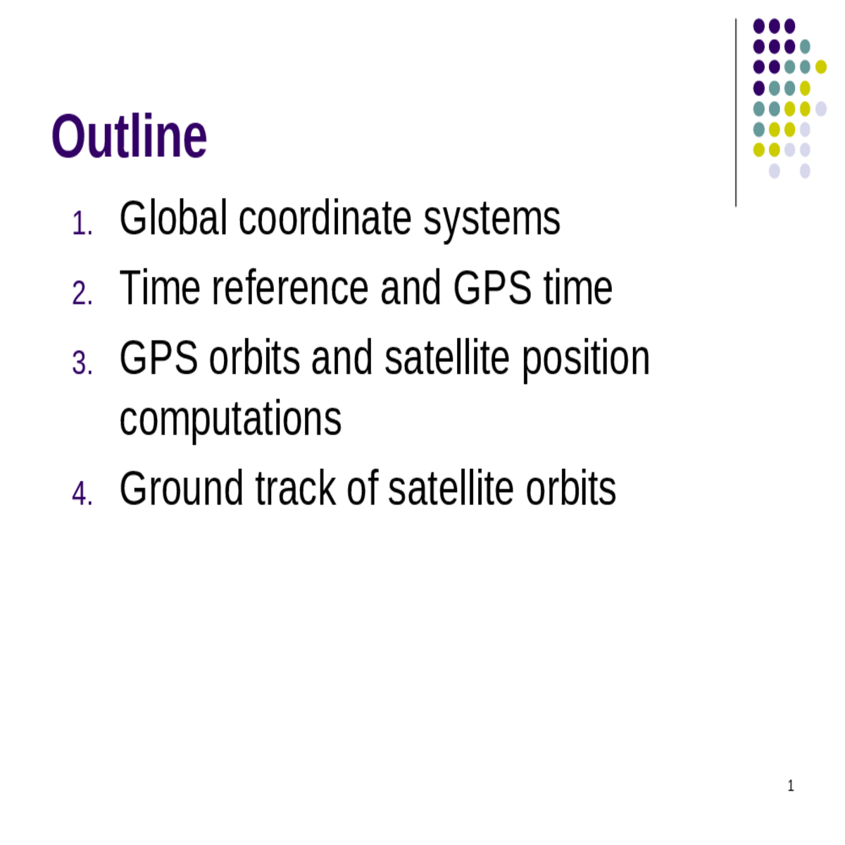 time reference and gps time