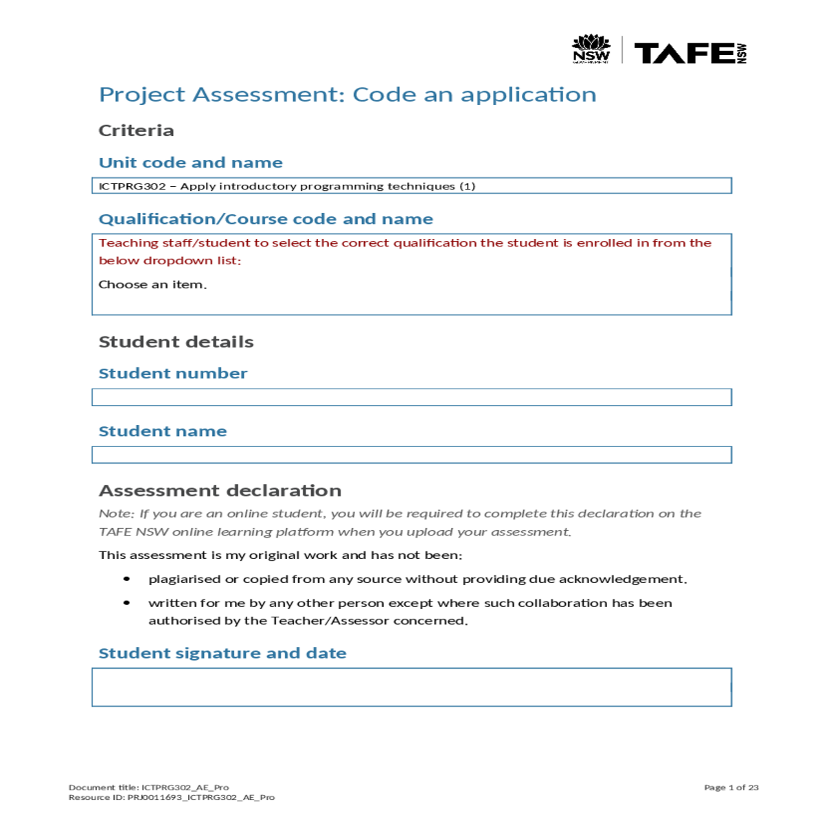part 3 develop the program