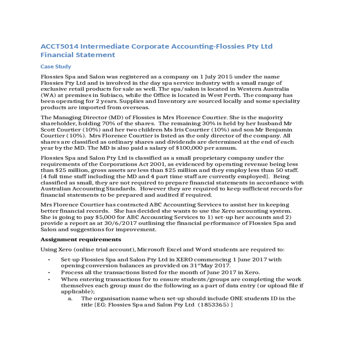 buy acct5014 intermediate corporate accountingflos
