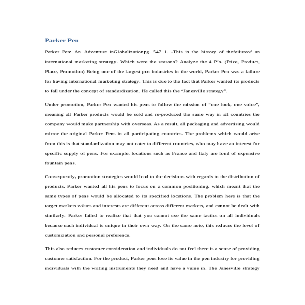 knowing the target market and its background