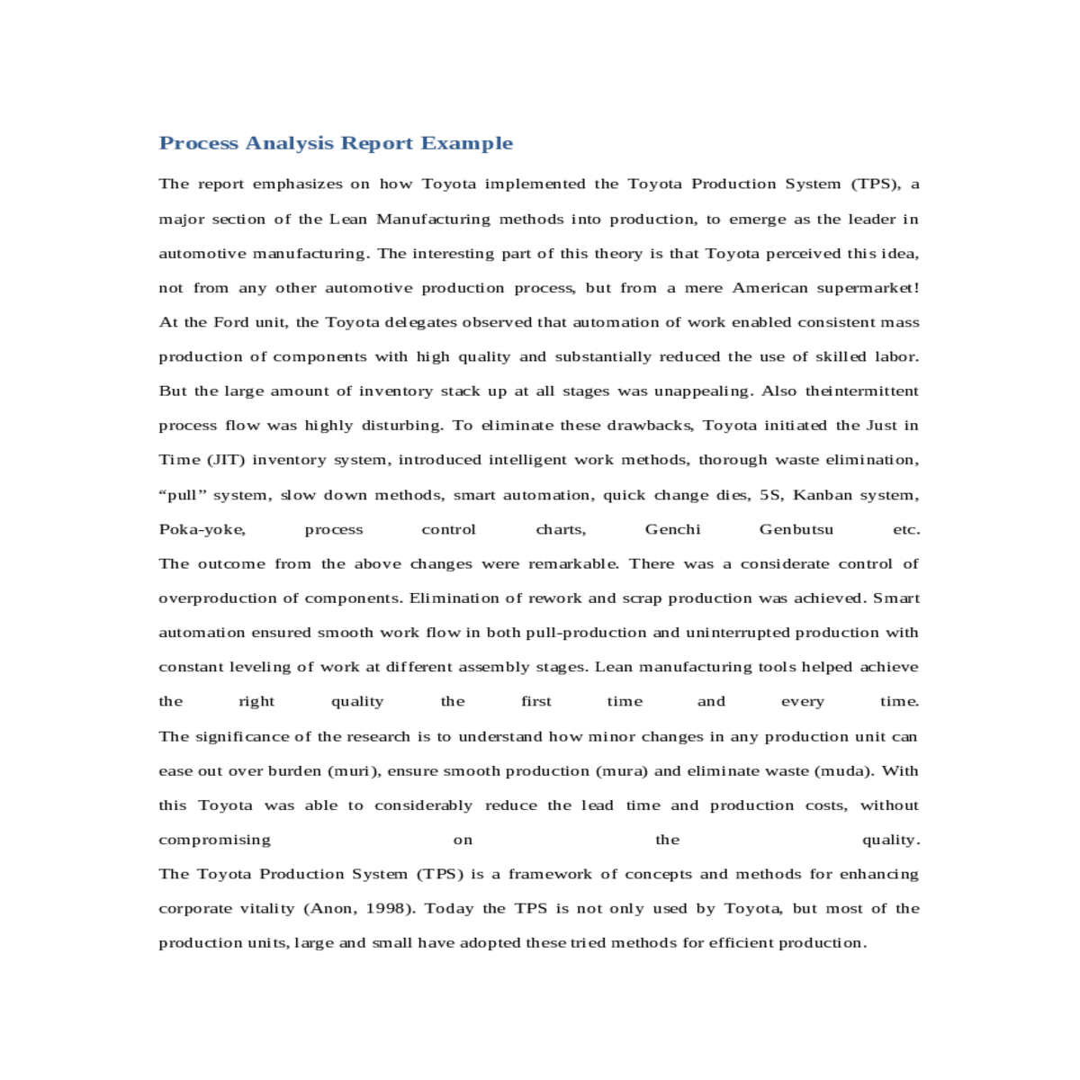 toyota initiated the just time jit inventory syste