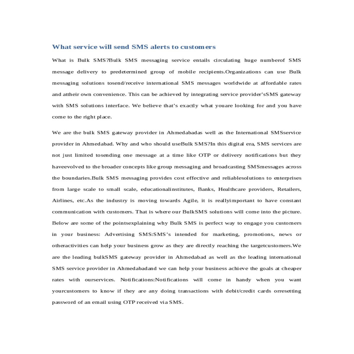 why and who should usebulk sms this digital era