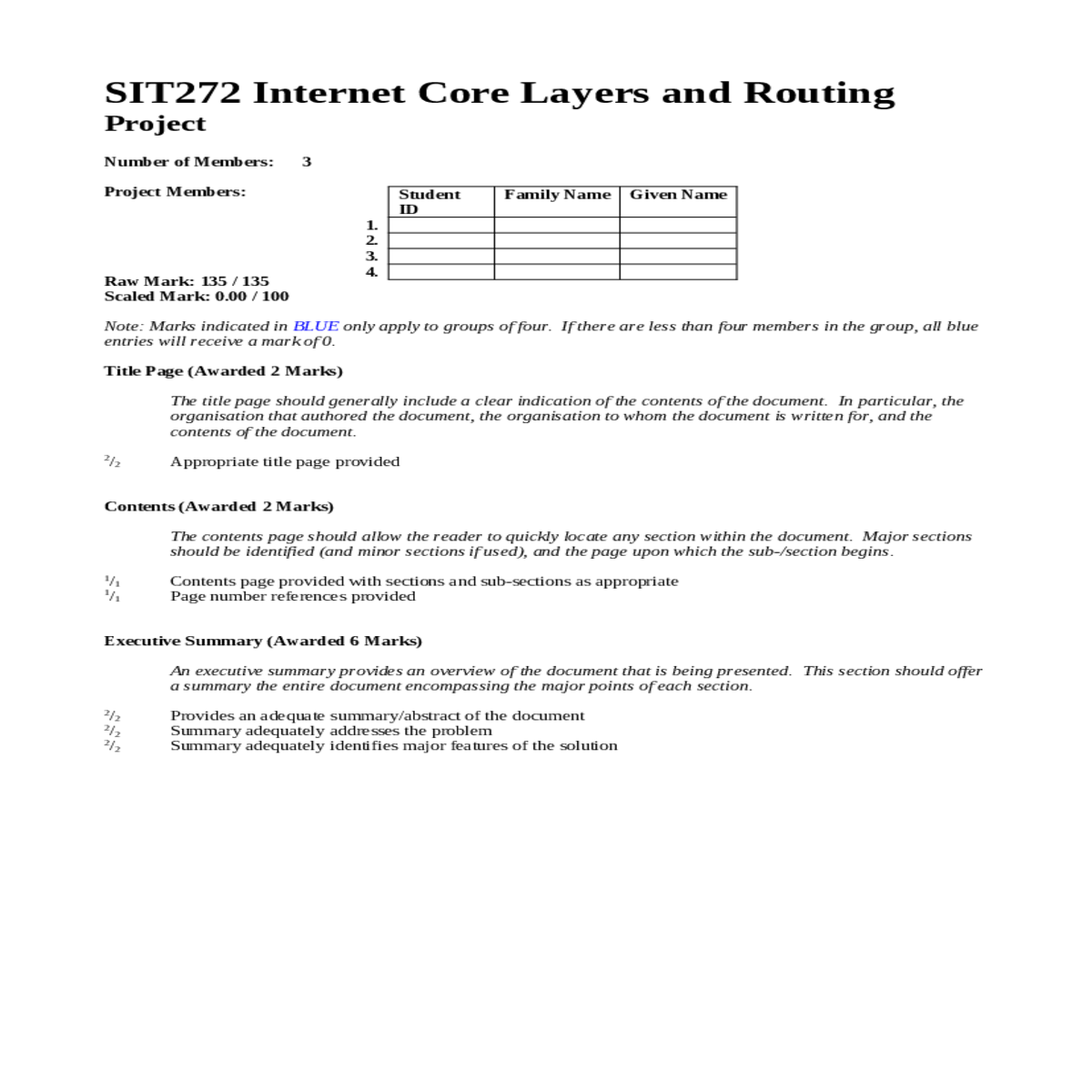 basic configuration information addresses