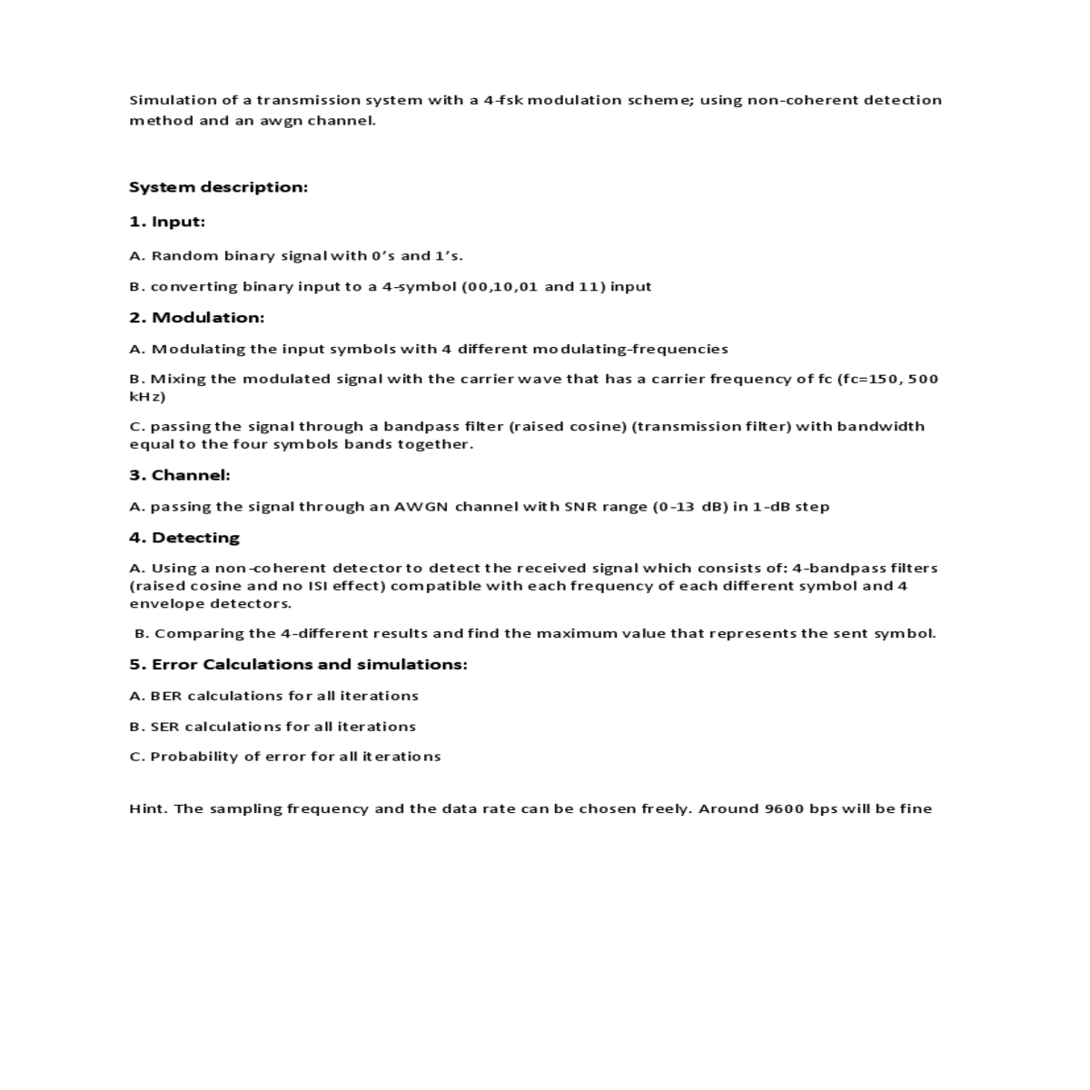 converting binary input symbol and input
