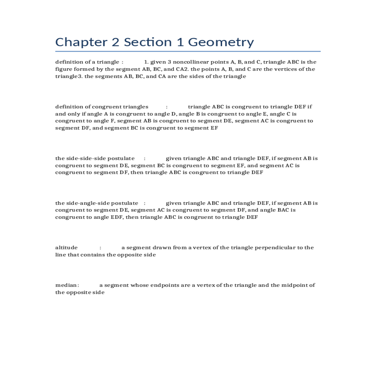 triangle abc the figure formed the segment