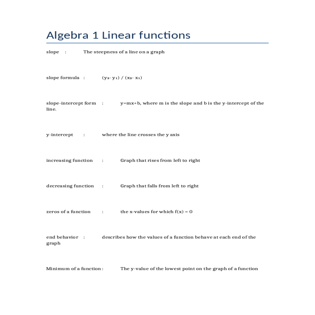 slope the steepness line graphslope formula form