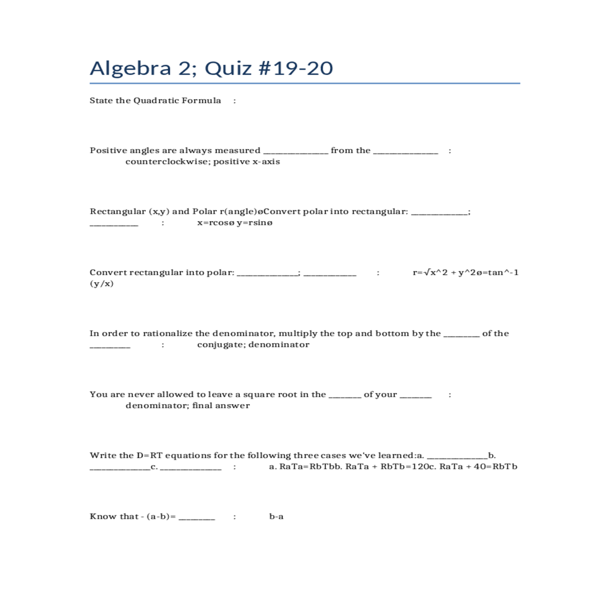 positive magnitude and negative angle
