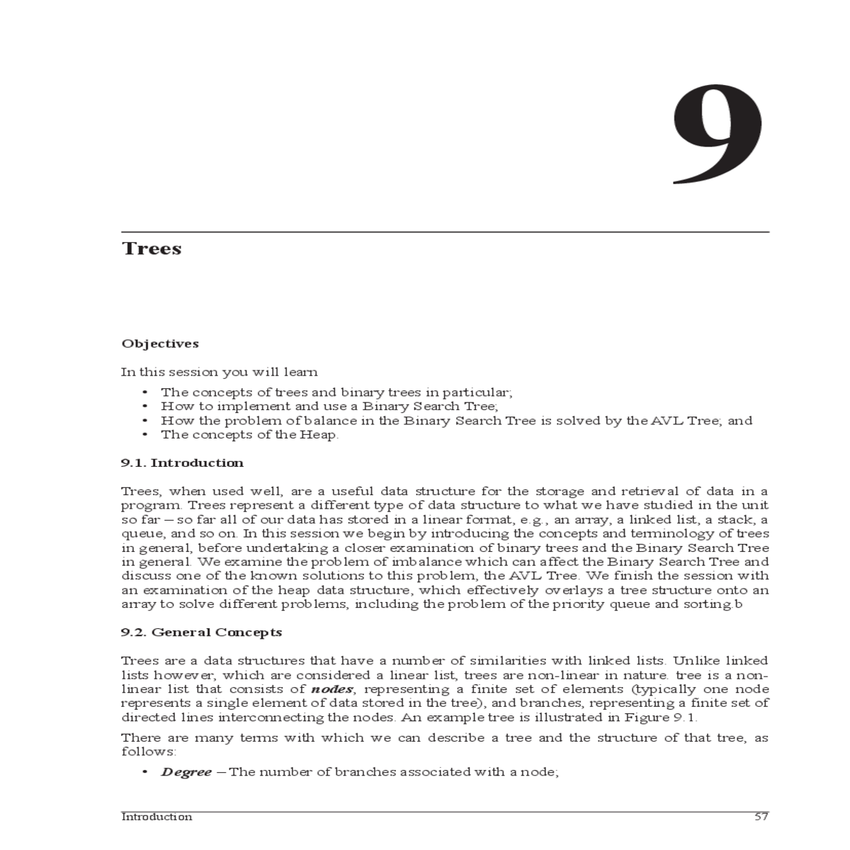 treesfigure tree imbalance and rotations avl trees